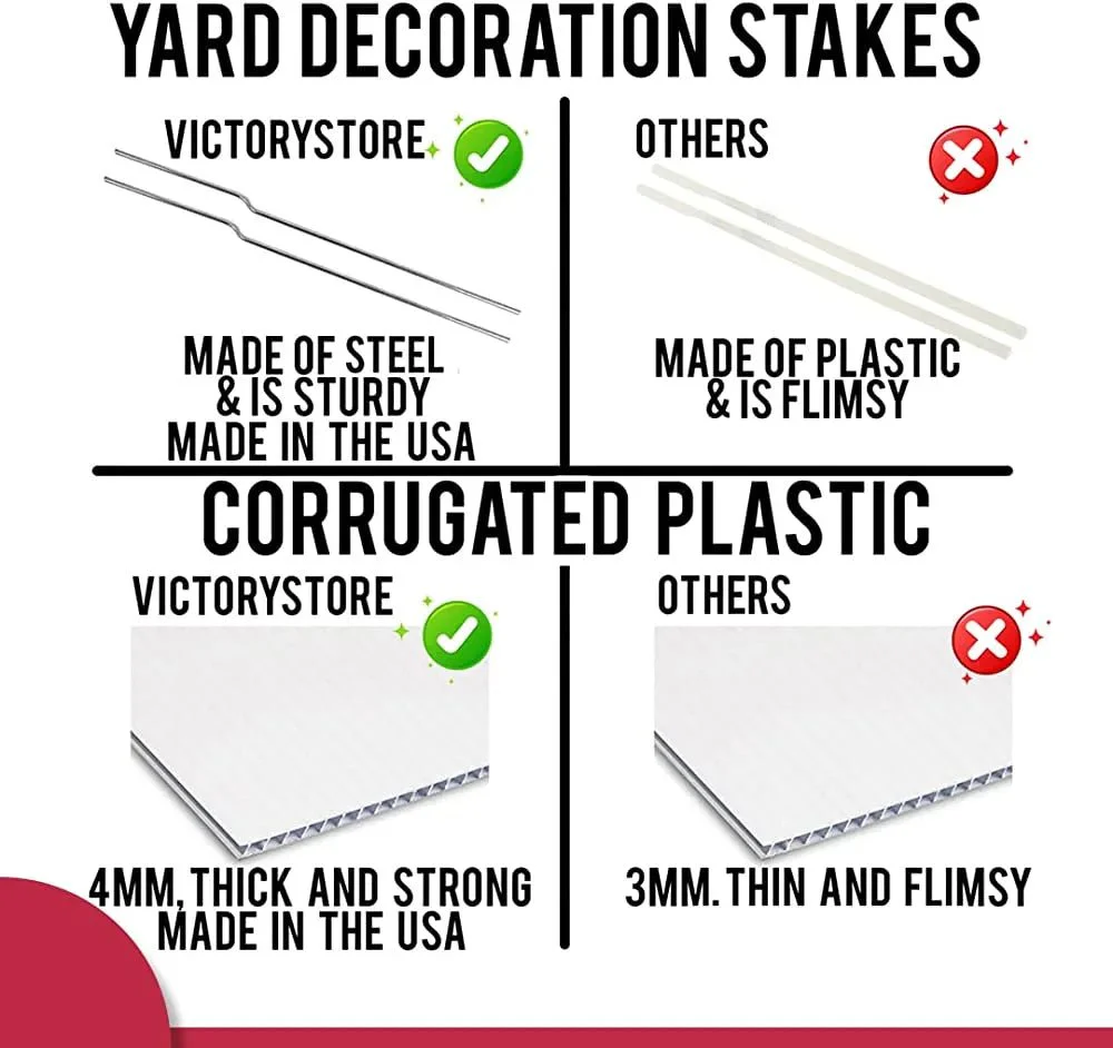 Golf Yard Card Accessories | Set of 8 - Image 5