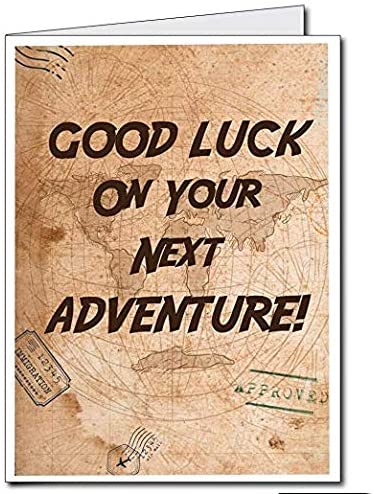 Good Luck On Your Next Adventure Greeting Card - Image 2