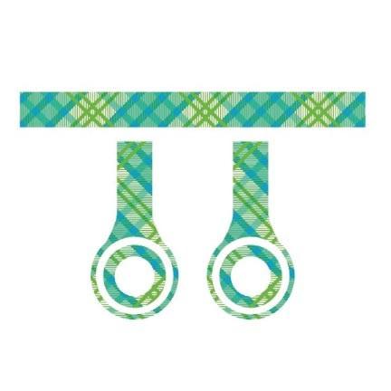 Green & Teal Skins for Beats Solo HD Headphones Set of 3 Patterns - Image 2