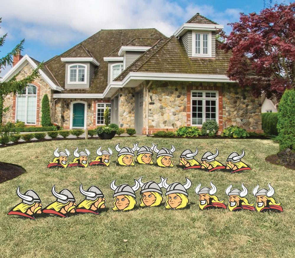 Viking Mascot Yard Sign Accessory Set - Image 7