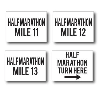Half Marathon Race Yard Sign Package - Image 7