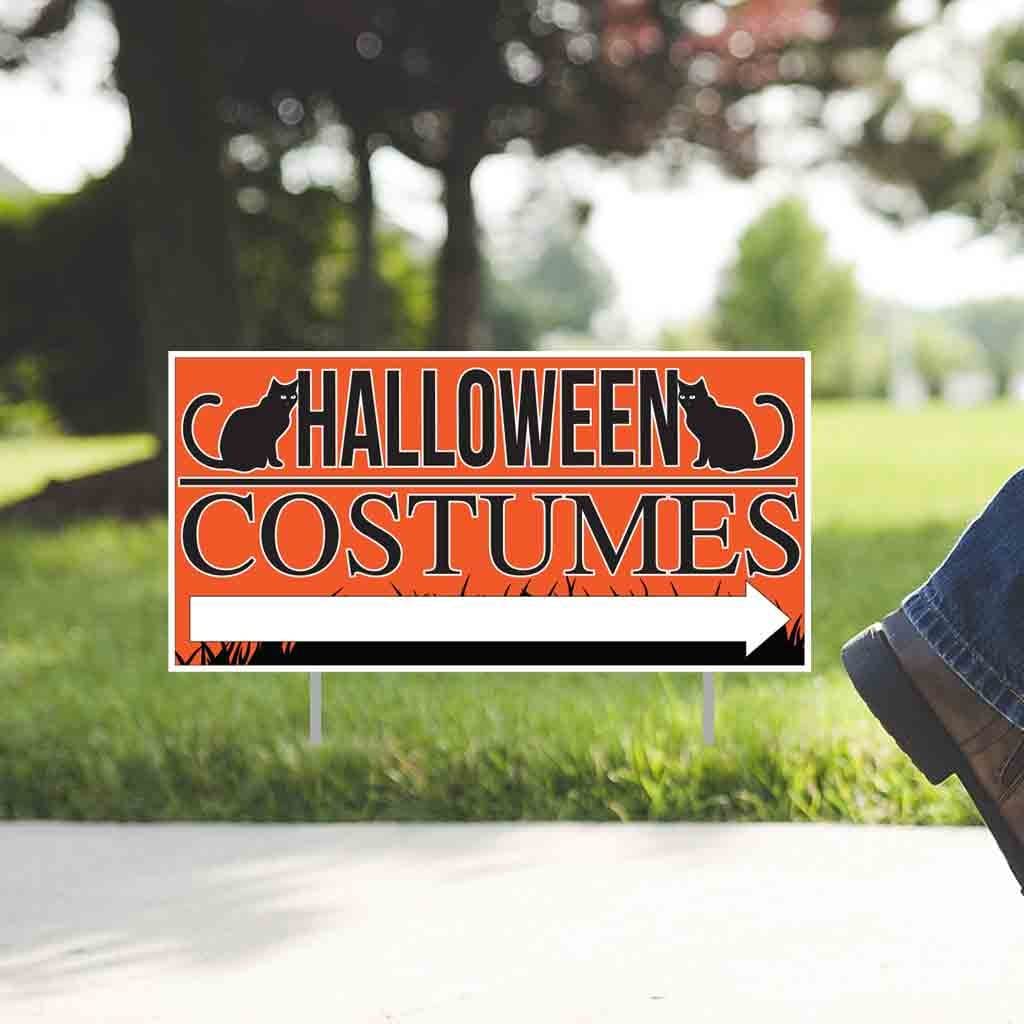 Halloween Costumes Yard Signs