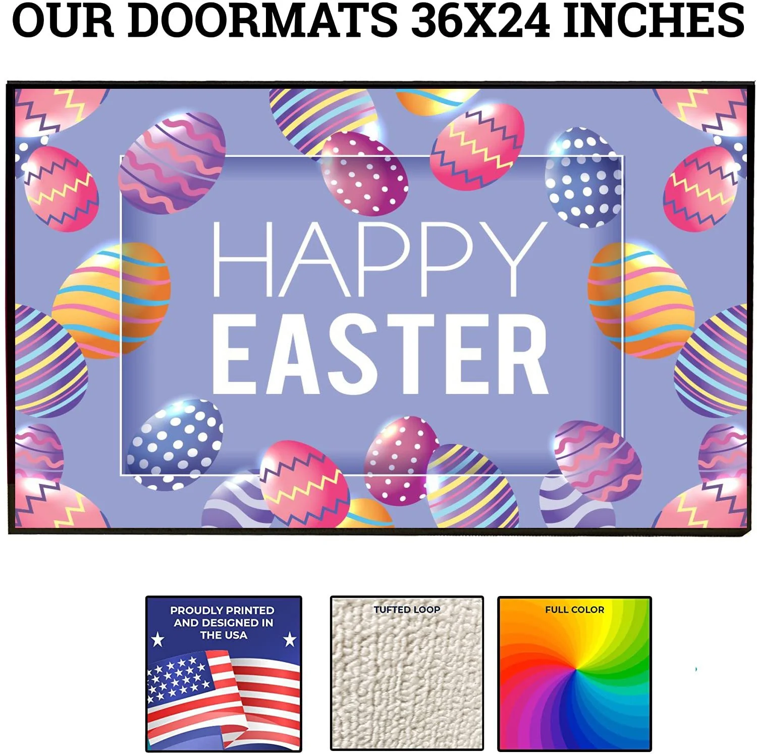 Happy Easter Doormat - Image 5