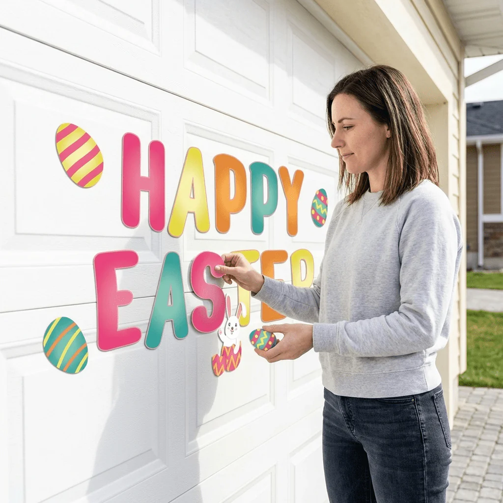 Happy Easter Garage Magnet - Image 2