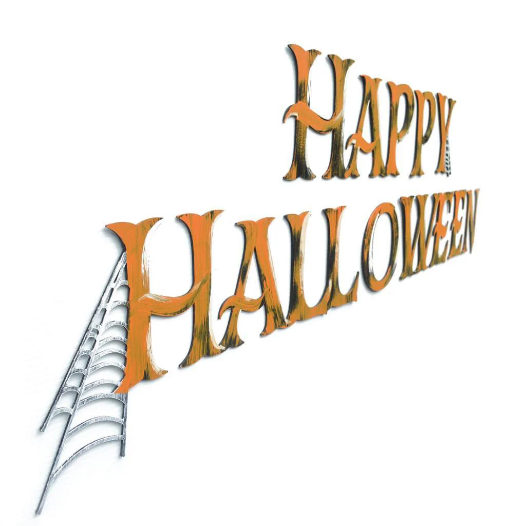 Happy Halloween Handpainted 3D Wall Decor - Image 4