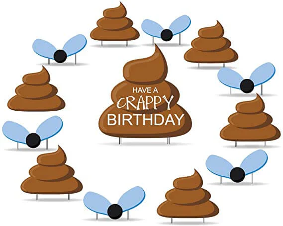 Have A Crappy Birthday Yard Decoration - Image 2