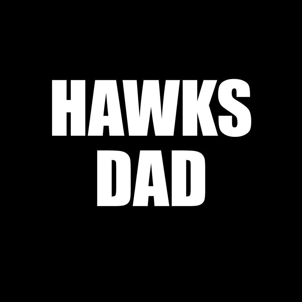 Hawks Dad Black Folding Camping Chair - Image 2