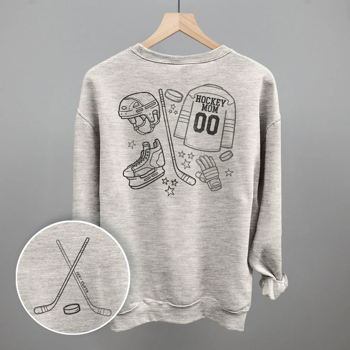 Hockey Mom Doodle (Back Print) - Image 3