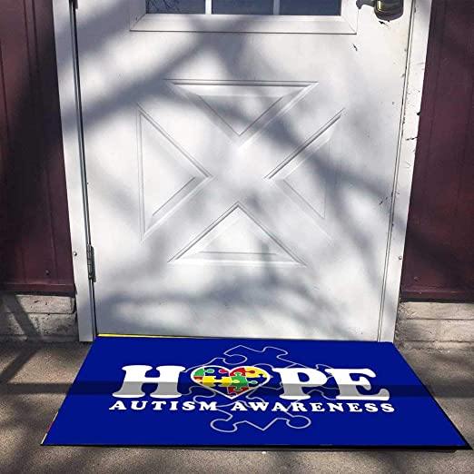 Hope Autism Awareness Doormat - Image 3