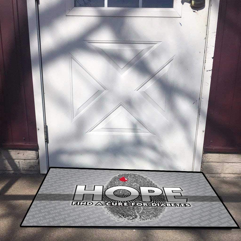 Hope to Find Cure for Diabetes Doormat - Image 3