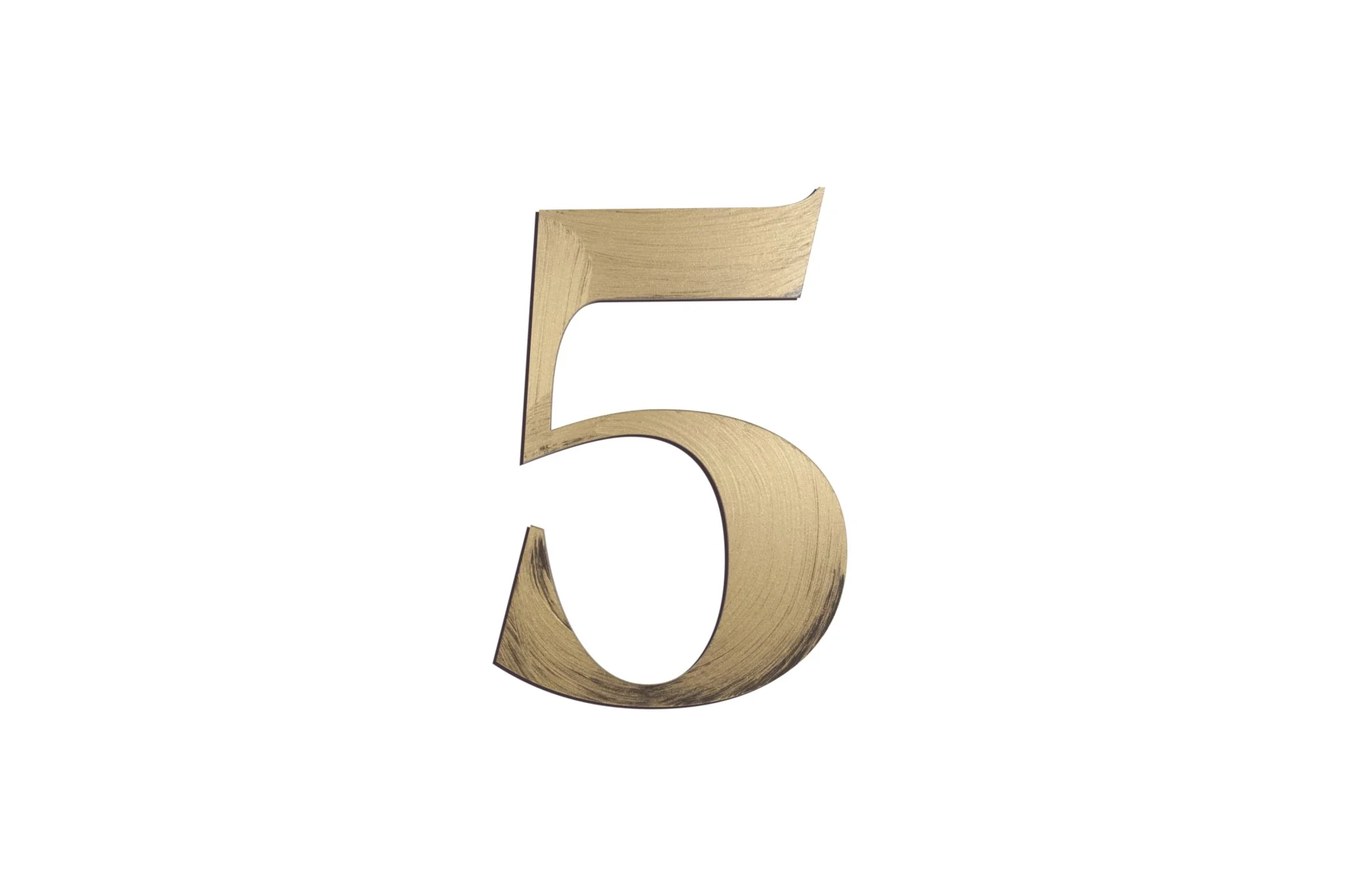 Hand-Painted Americana 3D House Numbers - 9 Inches High - Customizable and Ready to Hang - Made in USA - Image 8