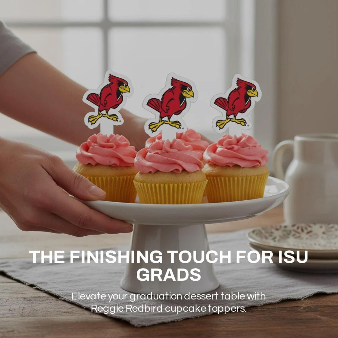 Illinois State Cupcake Toppers - Officially Licensed - Image 3