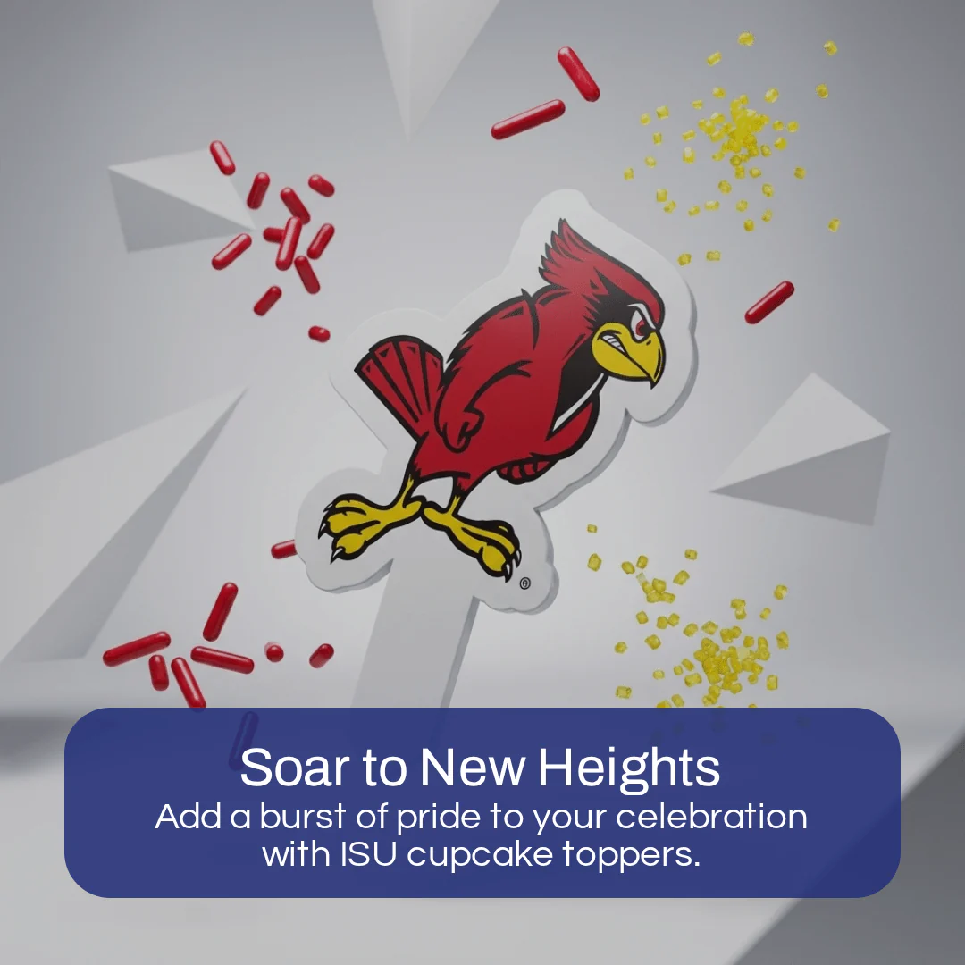 Illinois State Cupcake Toppers - Officially Licensed - Image 4