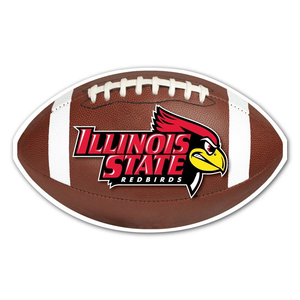 Illinois State University Football Shaped Yard Sign - Image 2