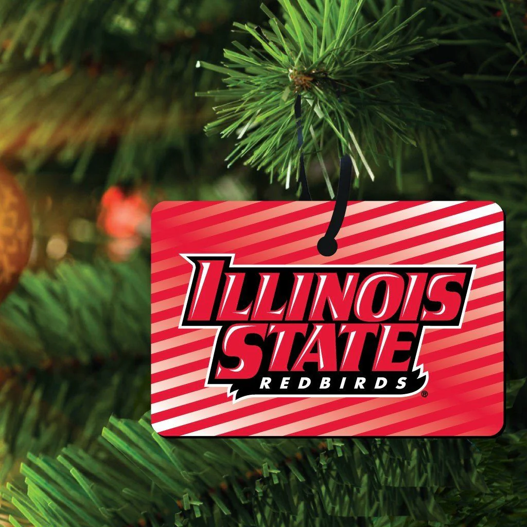 Illinois State University Rectangle Ornament Set of 3