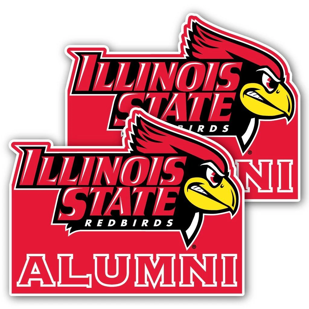 Illinois State University Alumni Window Decal Set of 2 - Image 2