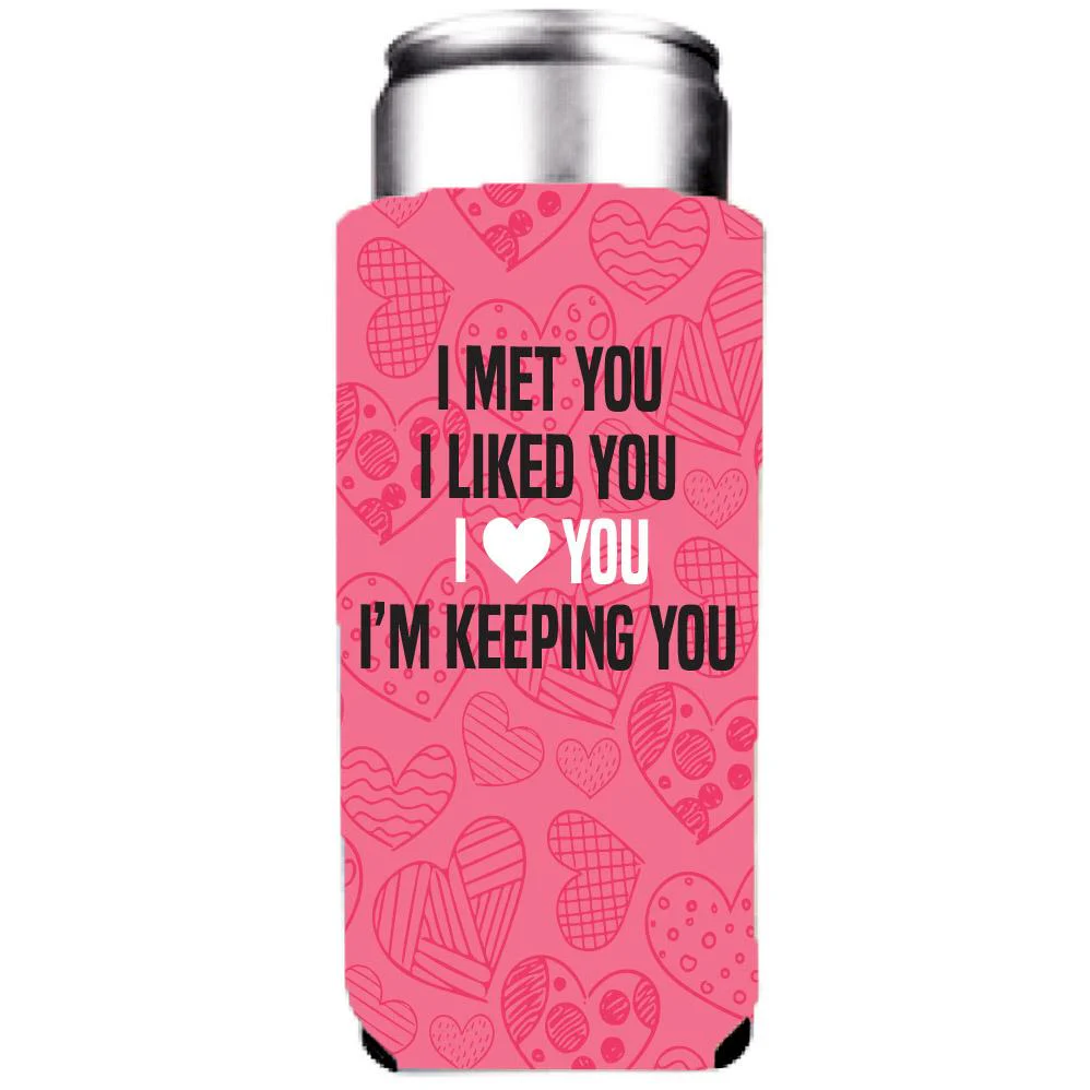 I'm Keeping You Valentine Mug & Can Cooler Gift Set - Image 3