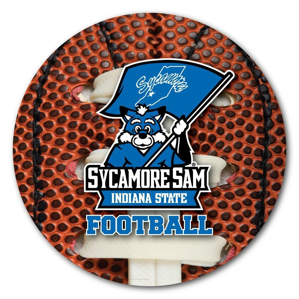 Indiana State University Football Coaster Set of 4 - Image 2