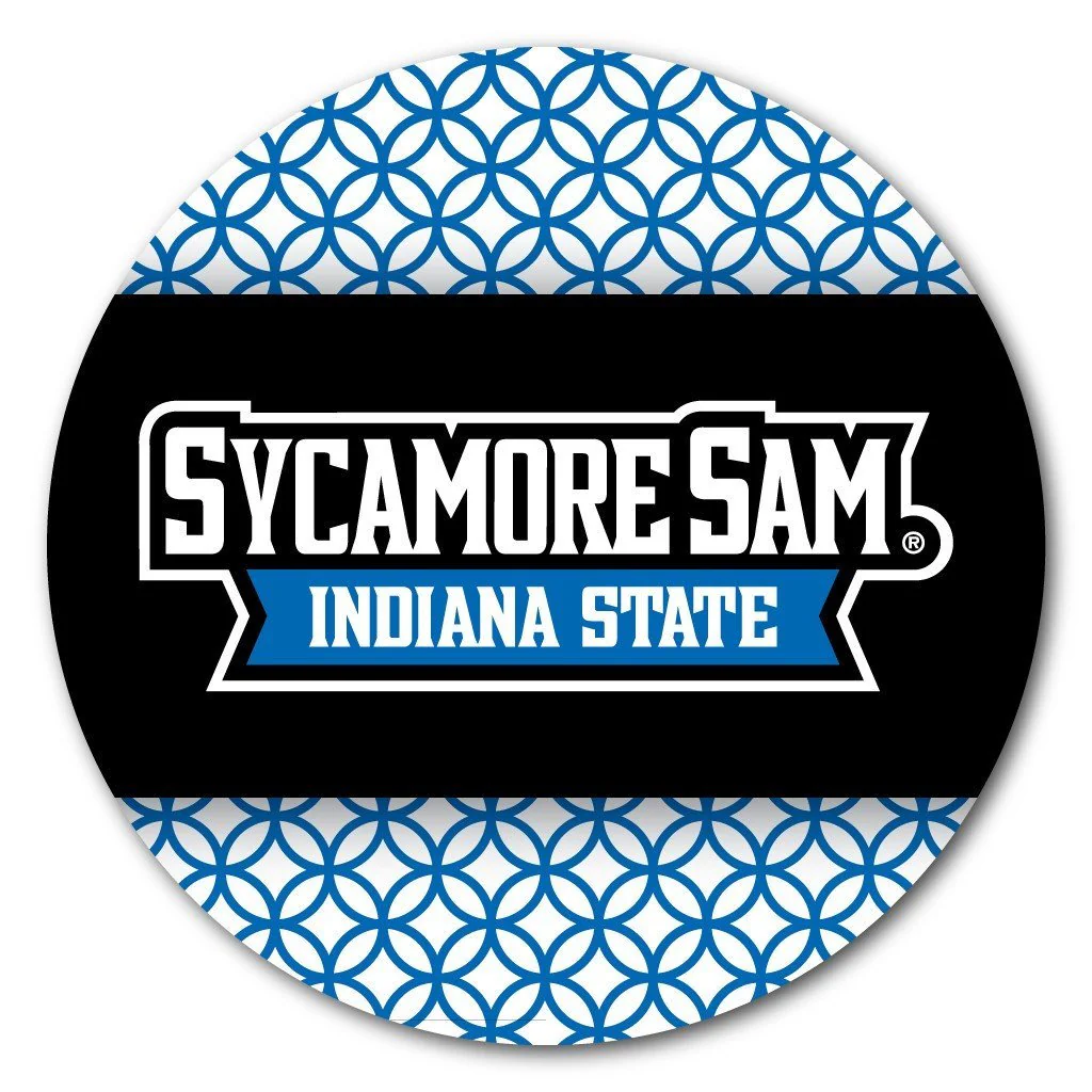 Indiana State University Patterned Coaster Set of 4 - Image 3
