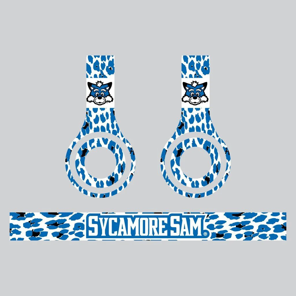 Indiana State University Set of 3 Animal Print Skins for Beats Solo - Image 3