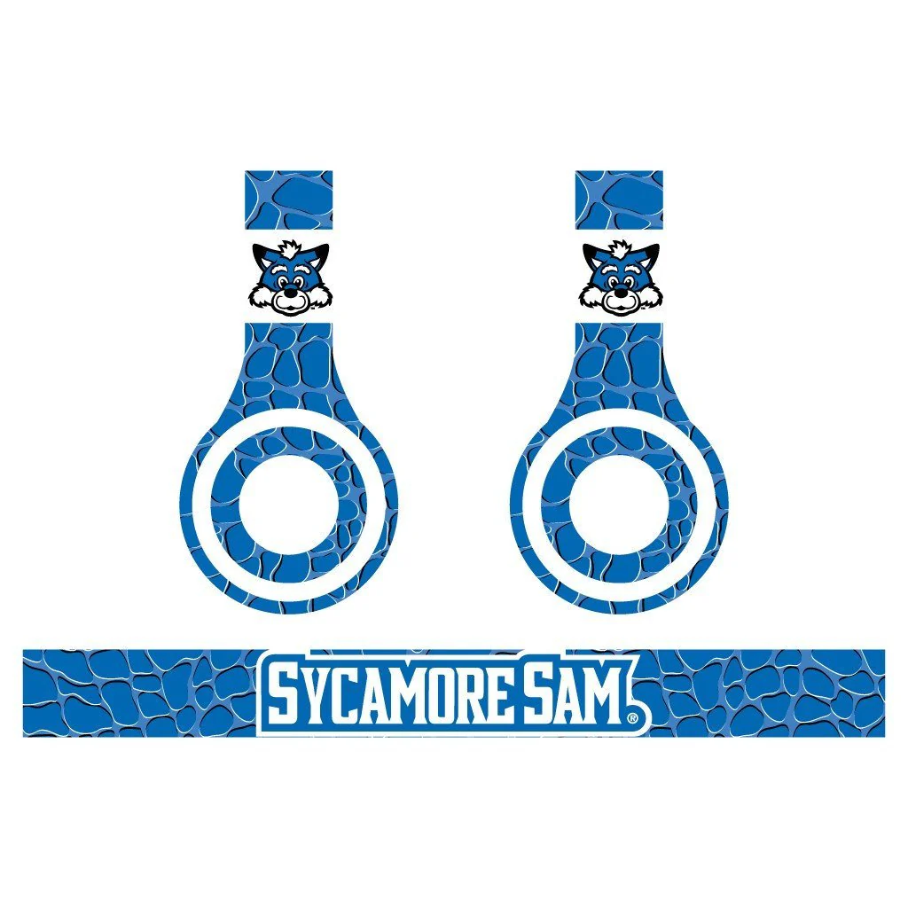 Indiana State University Set of 3 Animal Print Skins for Beats Solo - Image 4