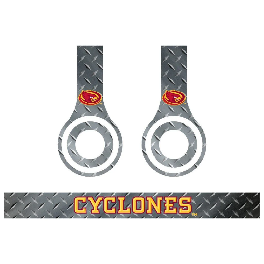 Iowa State Skins for Beats Solo HD Headphones | Set of 3 Metal - Image 2
