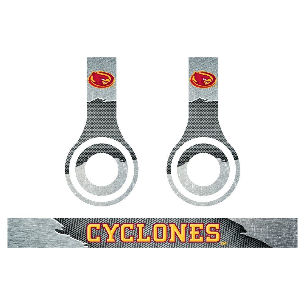 Iowa State Skins for Beats Solo HD Headphones | Set of 3 Metal - Image 3