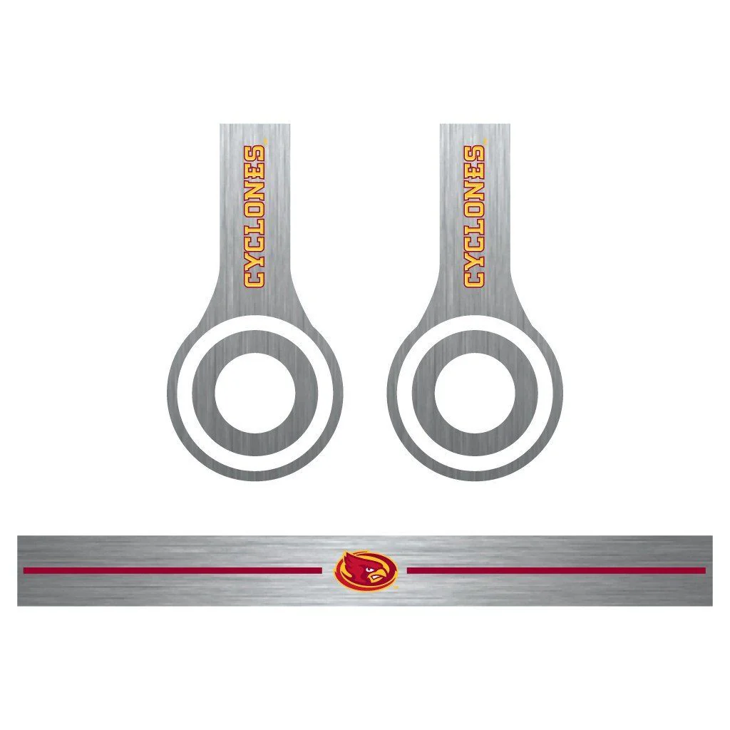 Iowa State Skins for Beats Solo HD Headphones | Set of 3 Metal - Image 4