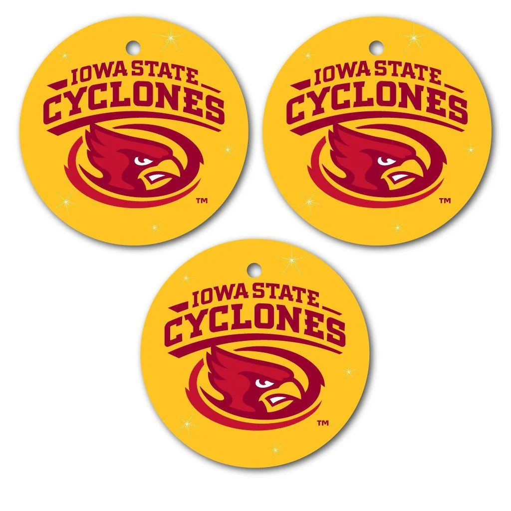 Iowa State University Circle Shapes Ornament Set of 3 - Image 2