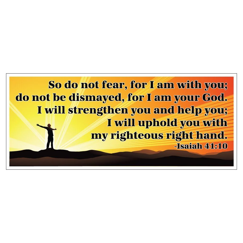 Isaiah 41:10 Bumper Magnet Pair 3.75 x 9 - Image 2