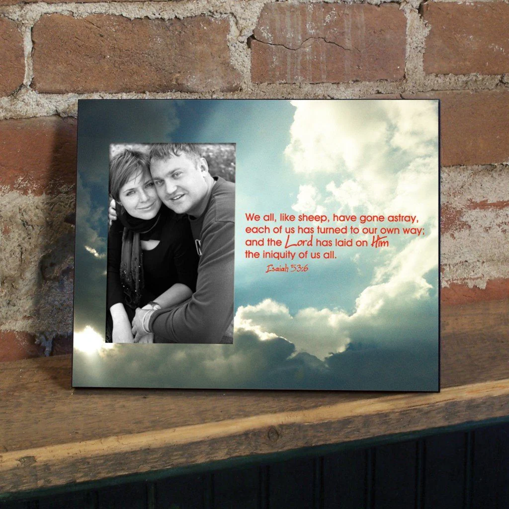 Isaiah 53:6 Decorative Picture Frame