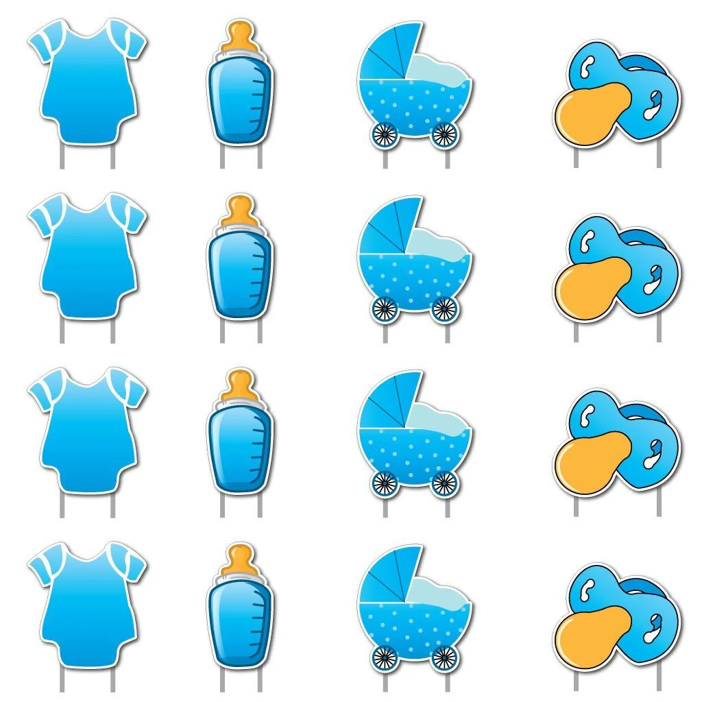 It's a Boy! Yard Card Baby Announcement Set 17 pcs - Image 3