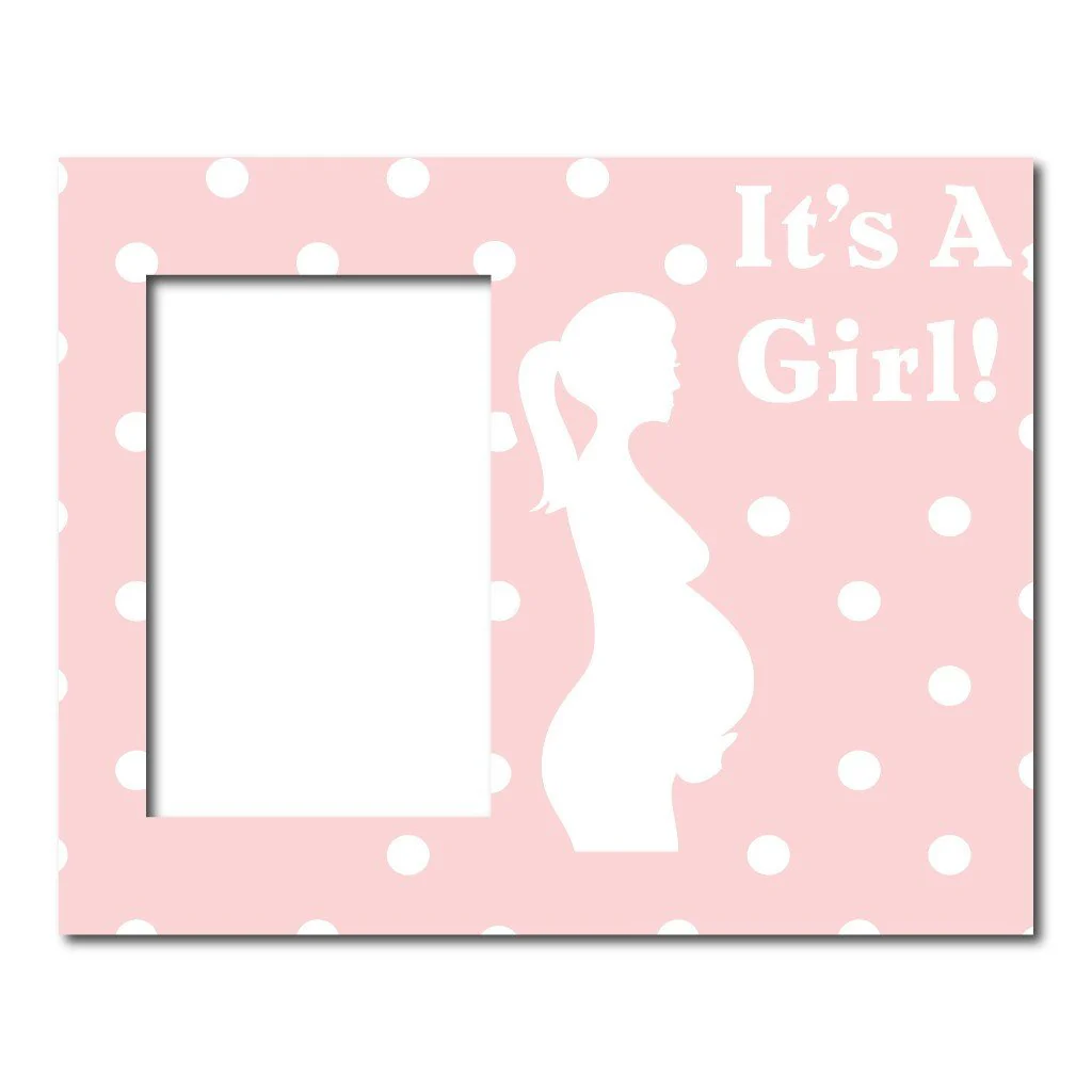 It's a Girl Pregnant Mother Decorative Picture Frame - Image 2