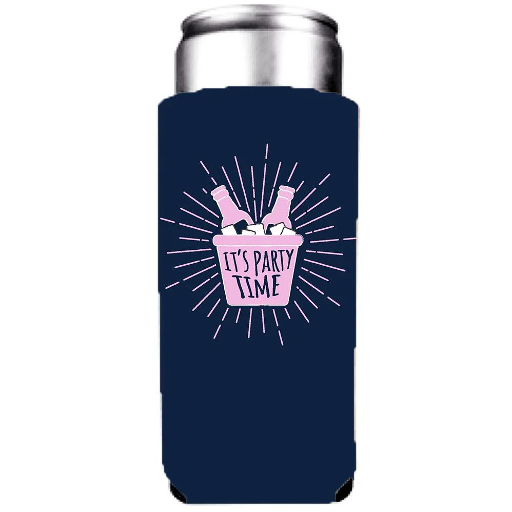 It's Party Time Bachelorette Party Can Coolers Pack - Image 4