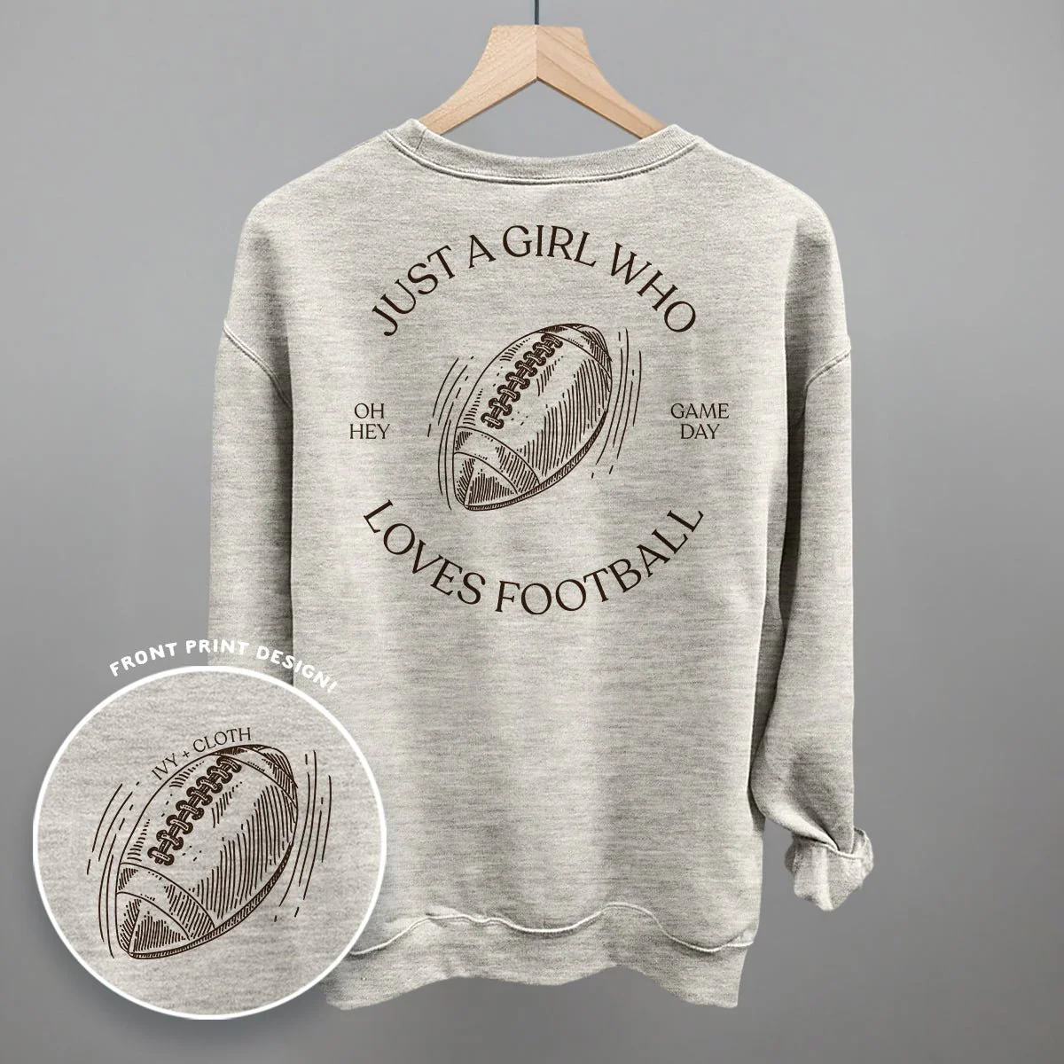 Just A Girl Who Loves Football (Back Print) - Image 8