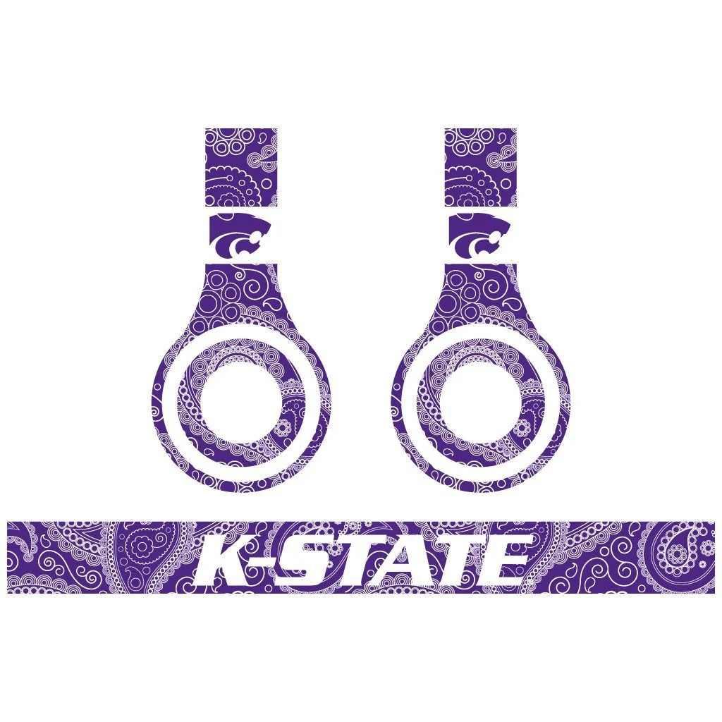 Kansas State Skins for Beat Solo HD Headphones Set of 3 Patterns - Image 4