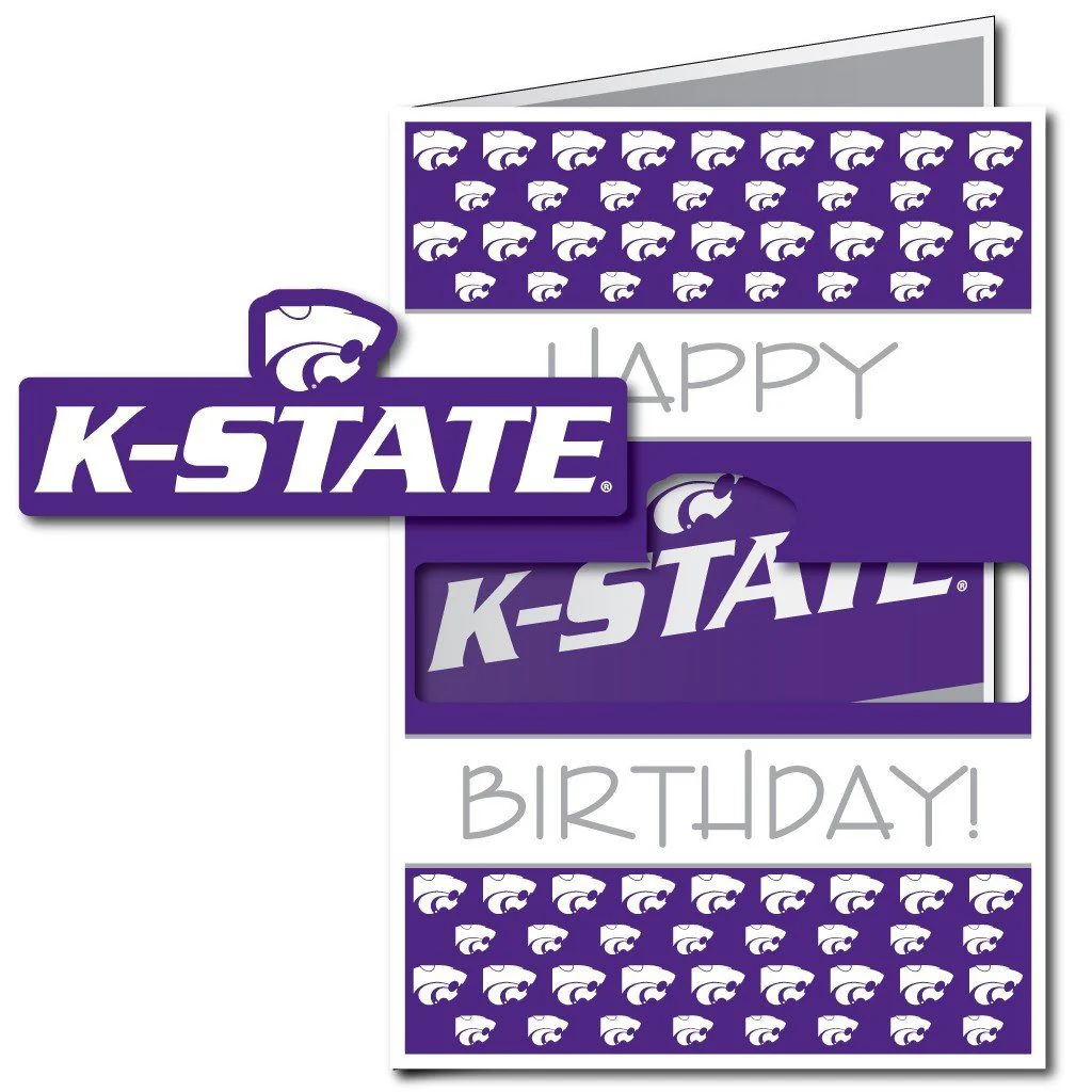 2'x3' Giant Kansas State Birthday Greeting Card &Yard Sign - Image 3