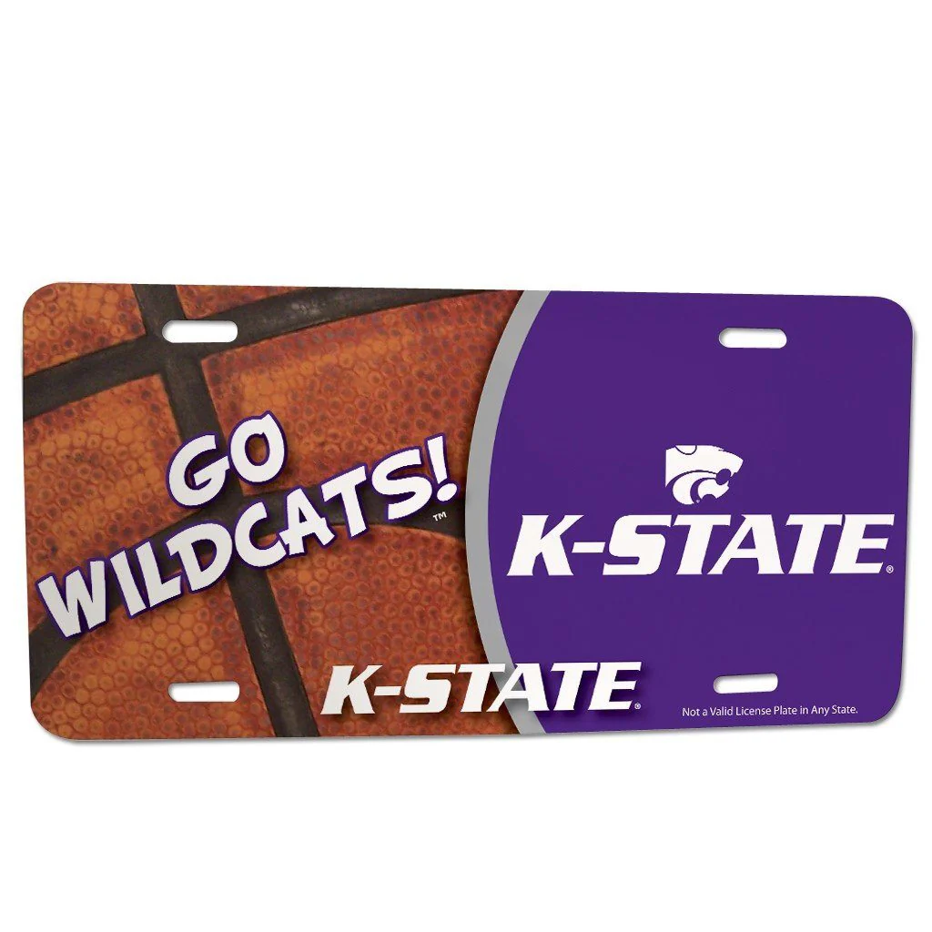 Kansas State University Basketball License Plate