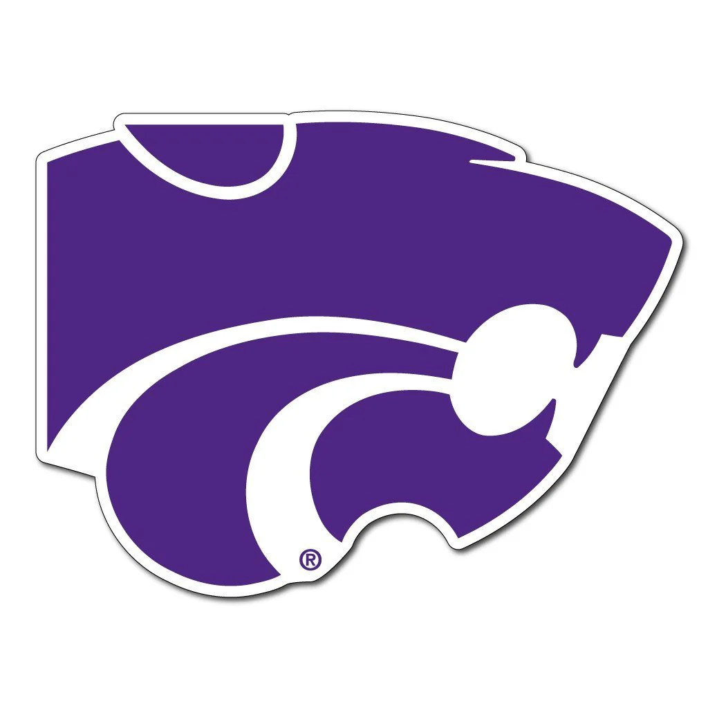 Kansas State Wildcat Shaped Magnet - Image 2