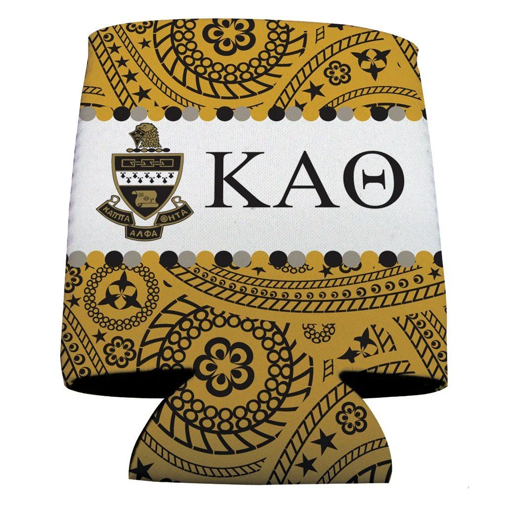 Kappa Alpha Theta Paisley Can Cooler Set