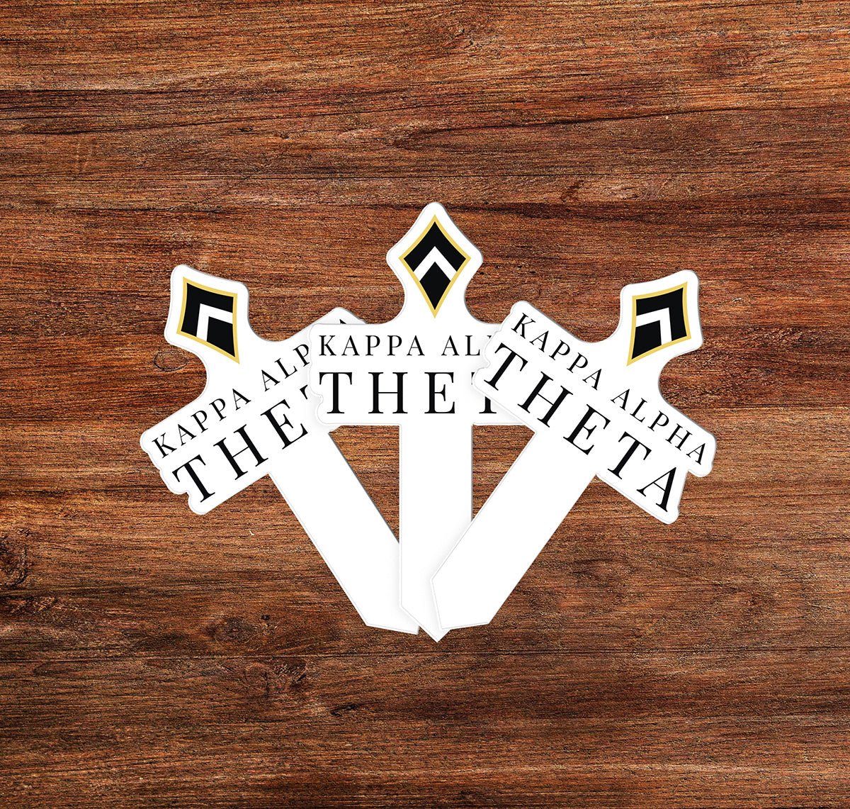 Kappa Alpha Theta Cupcake Toppers - Officially Licensed - Image 3