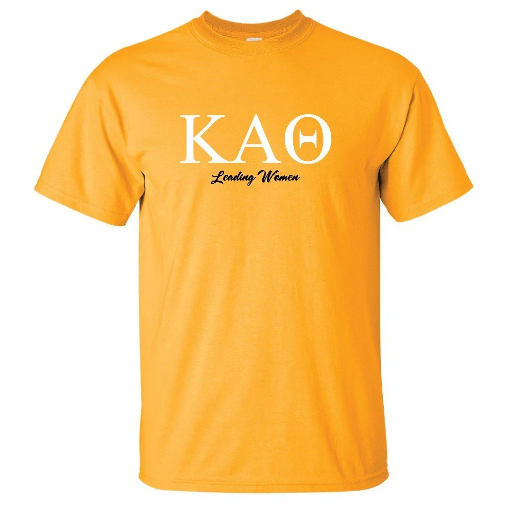 Kappa Alpha Theta Greek Letters T-Shirt - Image 3