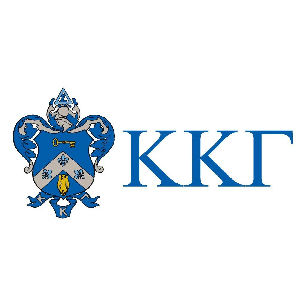 Kappa Kappa Gamma Canvas Tote Bag - Coat of Arms and Greek Letters - Image 2