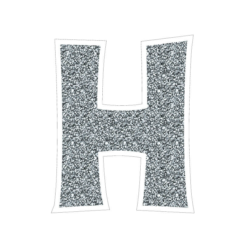 KG The Last Time 18" Faux Glitter Common Yard Letters Set - Image 3