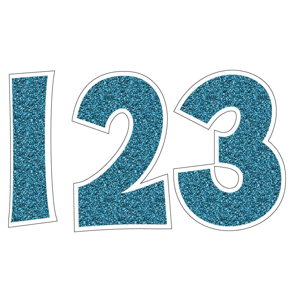 KG The Last Time 22.75" Mermaid Faux Glitter Numbers Yard Letters - 10 pc Set - Image 3