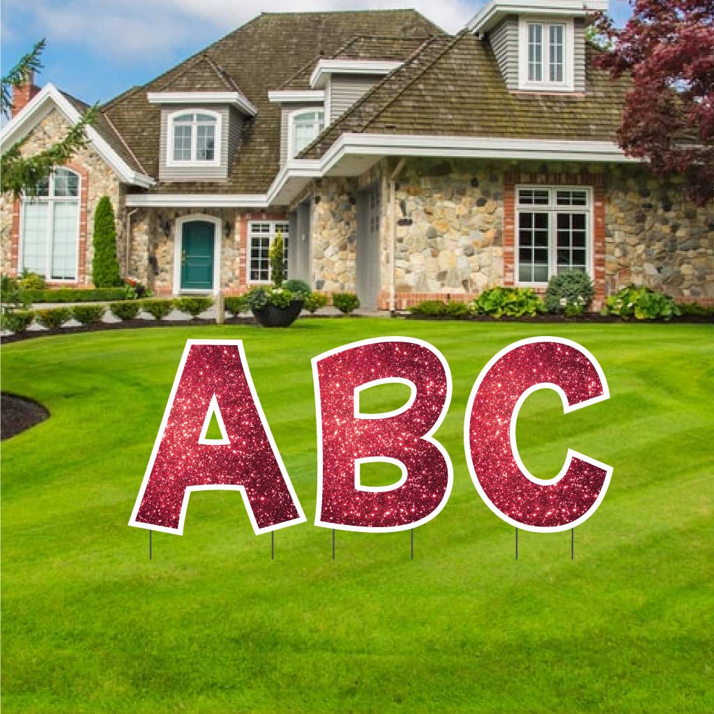 22.75" KG The Last Time Sparkle Alphabet Yard Decoration Set - 26 pcs - Image 11
