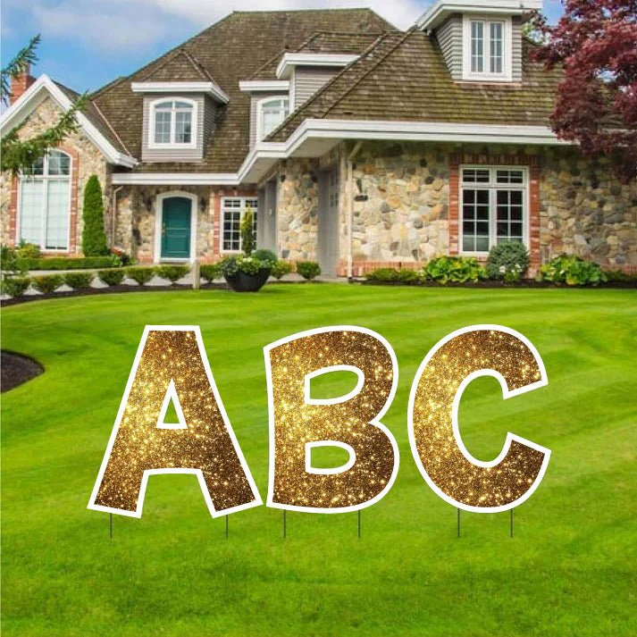 22.75" KG The Last Time Sparkle Alphabet Yard Decoration Set - 26 pcs - Image 16