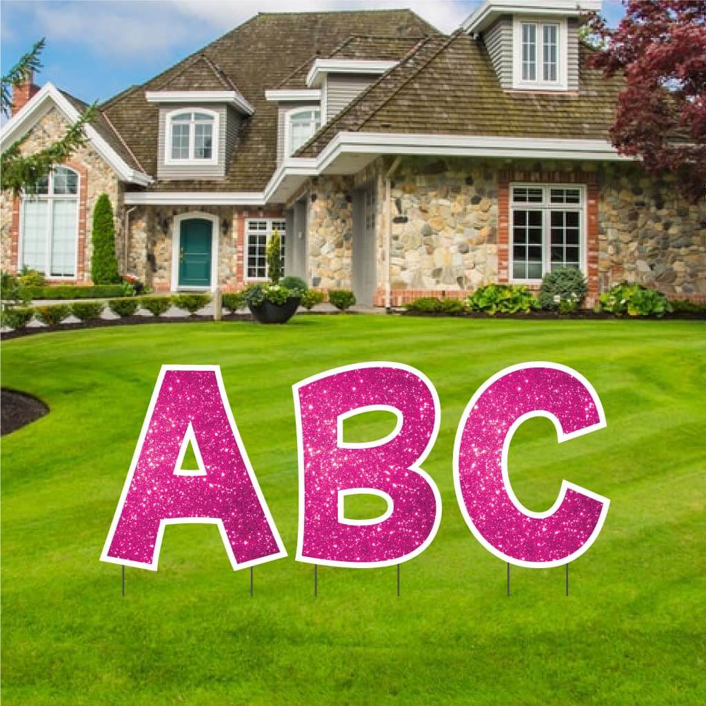 22.75" KG The Last Time Sparkle Alphabet Yard Decoration Set - 26 pcs - Image 9