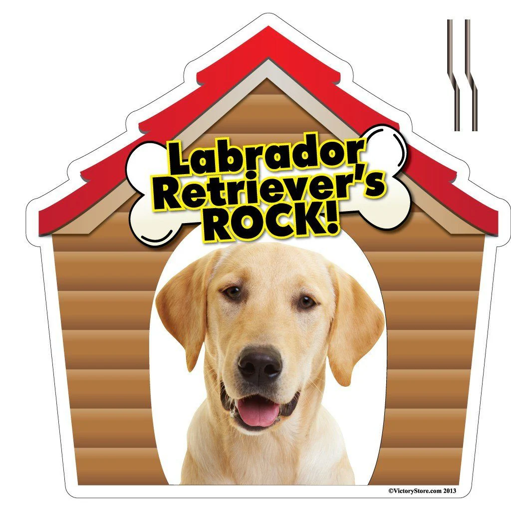 Labrador Retrievers Rock! Dog Yard Sign - Image 2