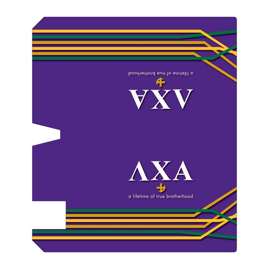 Lambda Chi Alpha Magnetic Mailbox Cover - Design 2 - Image 2